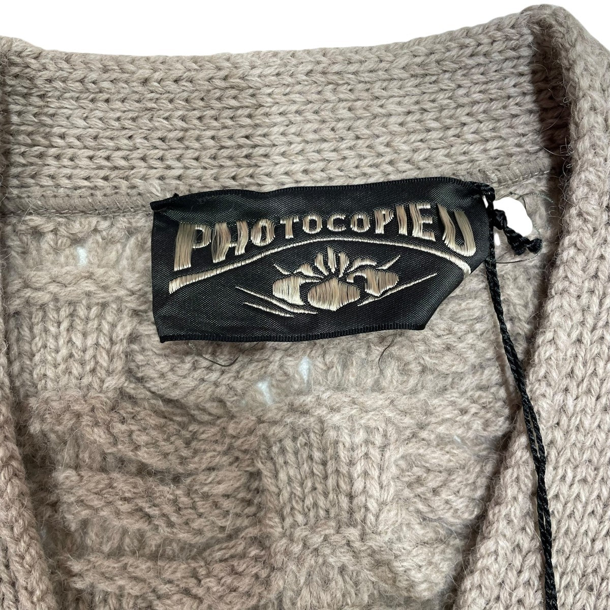 PHOTOCOPIEU(フォトコピュー) フォトコピュー ニットジップ