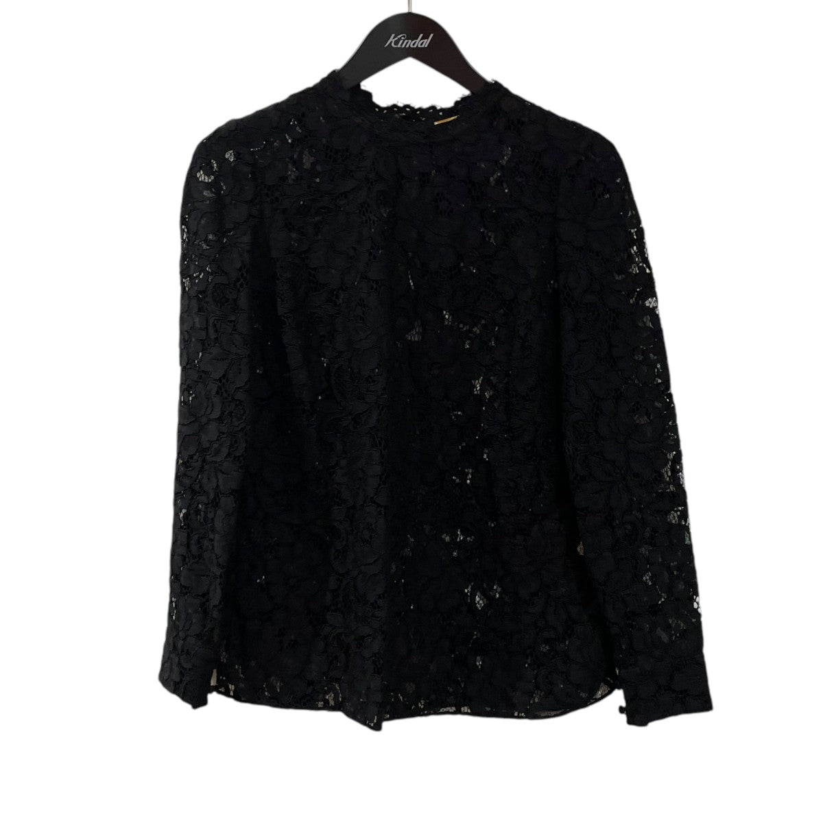 サンローランパリ Saint Laurent Paris チェック ロングスリーブブラウス 660885 ベージュ×ブラック×ゴールド サイズ：36 Saint Laurent Paris(サンローランパリ) チェックロングスリーブ