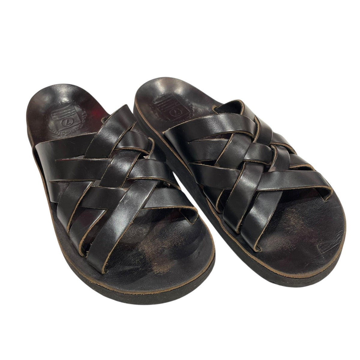 THE SANDALMAN×JOURNAL STANDARD サンダル ブラック サイズ
