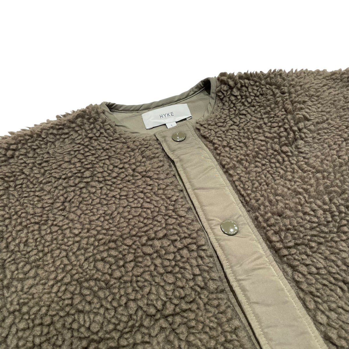 HYKE(ハイク) 20AWFAUX SHEARLING JACKETフリースジャケット202-17176