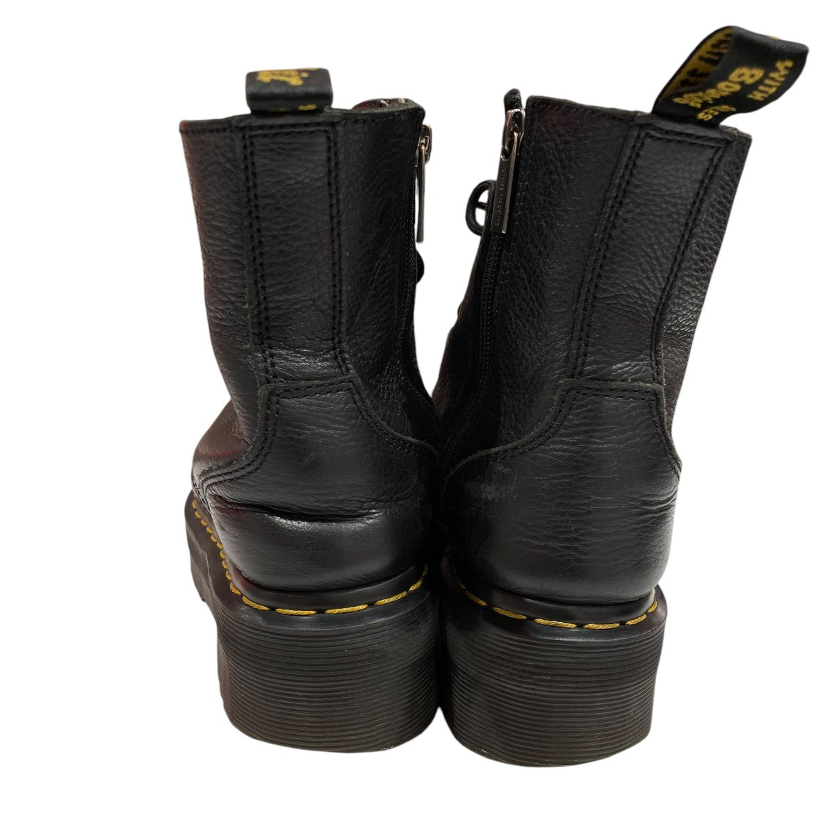 Dr. Martens ブラック ハイカットブーツ　UK4 23センチ ブラックレザーハイカットブーツ - メルカリ