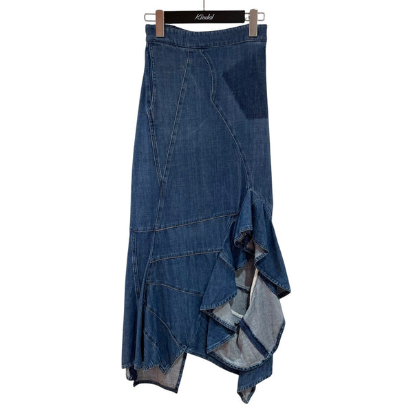 LOEWE ロエベ デニムスカート ミニ スカート（デニム） ブルー - LOEWE