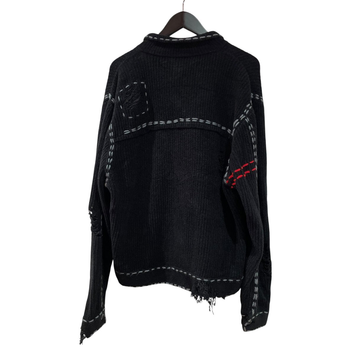 NEIGHBORHOOD×PHINGERIN NH X PHINGERIN ． PG1 SAVAGE KNITニットカーディガンPD-242-NH-KN-011 古着・中古-2枚目のアイテム画像