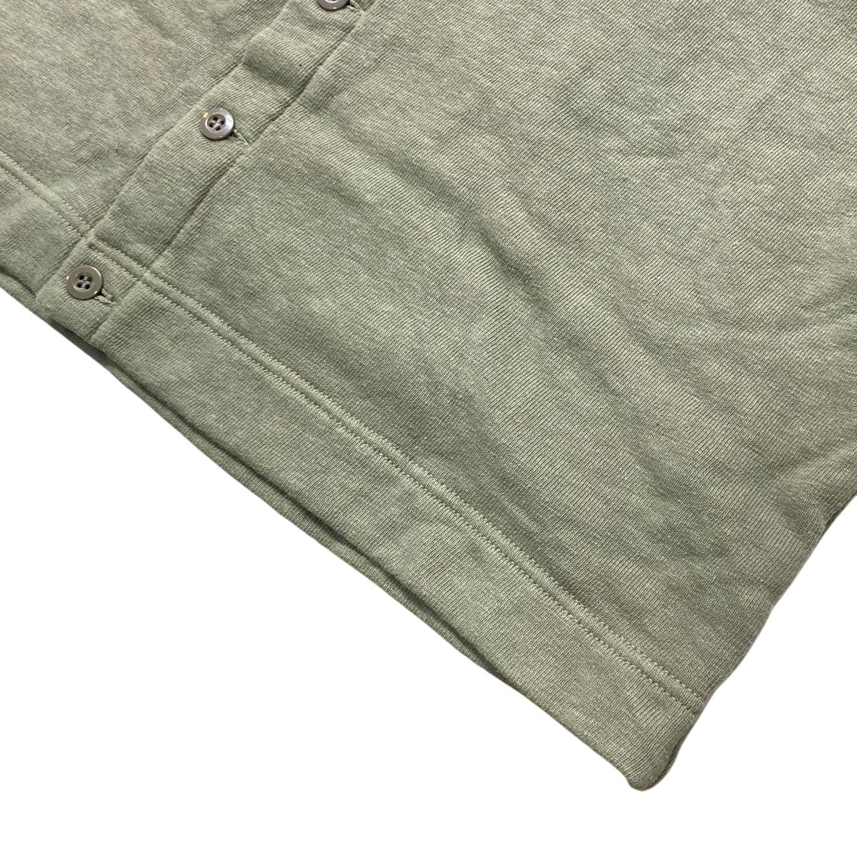 45R(フォーティファイブアール) 裏毛の17色四角カーディガンクルー