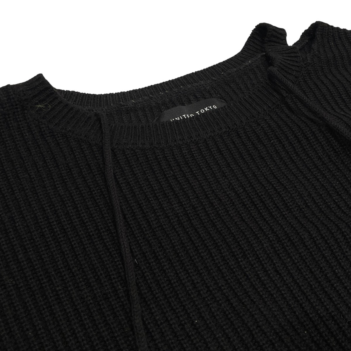 UNITED TOKYO カッティングショートニットニット144630003 古着・中古-3枚目のアイテム画像