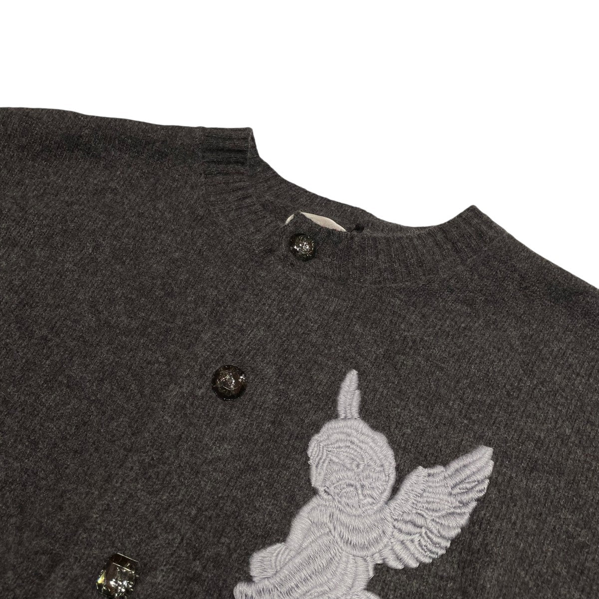 MASU(エムエーエスユー) 24AWMASU ANGEL EMBROIDERED CARDIGAN