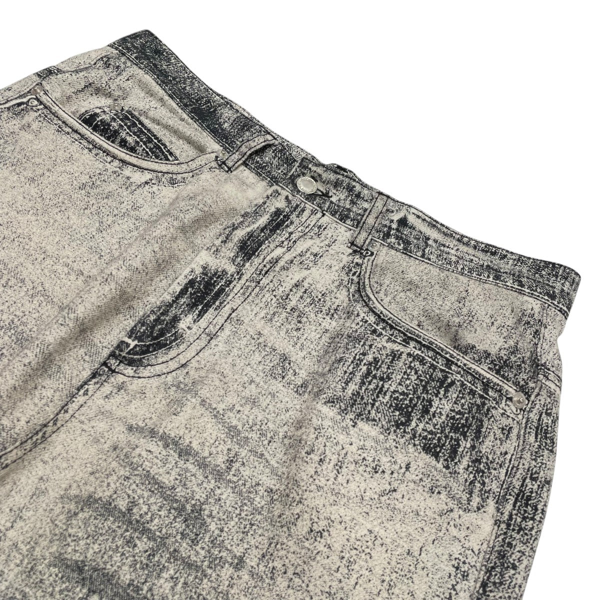 25SSPAINT DENIM SKIRTデニムスカートAU00032
