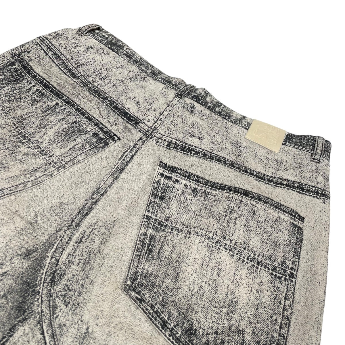 25SSPAINT DENIM SKIRTデニムスカートAU00032