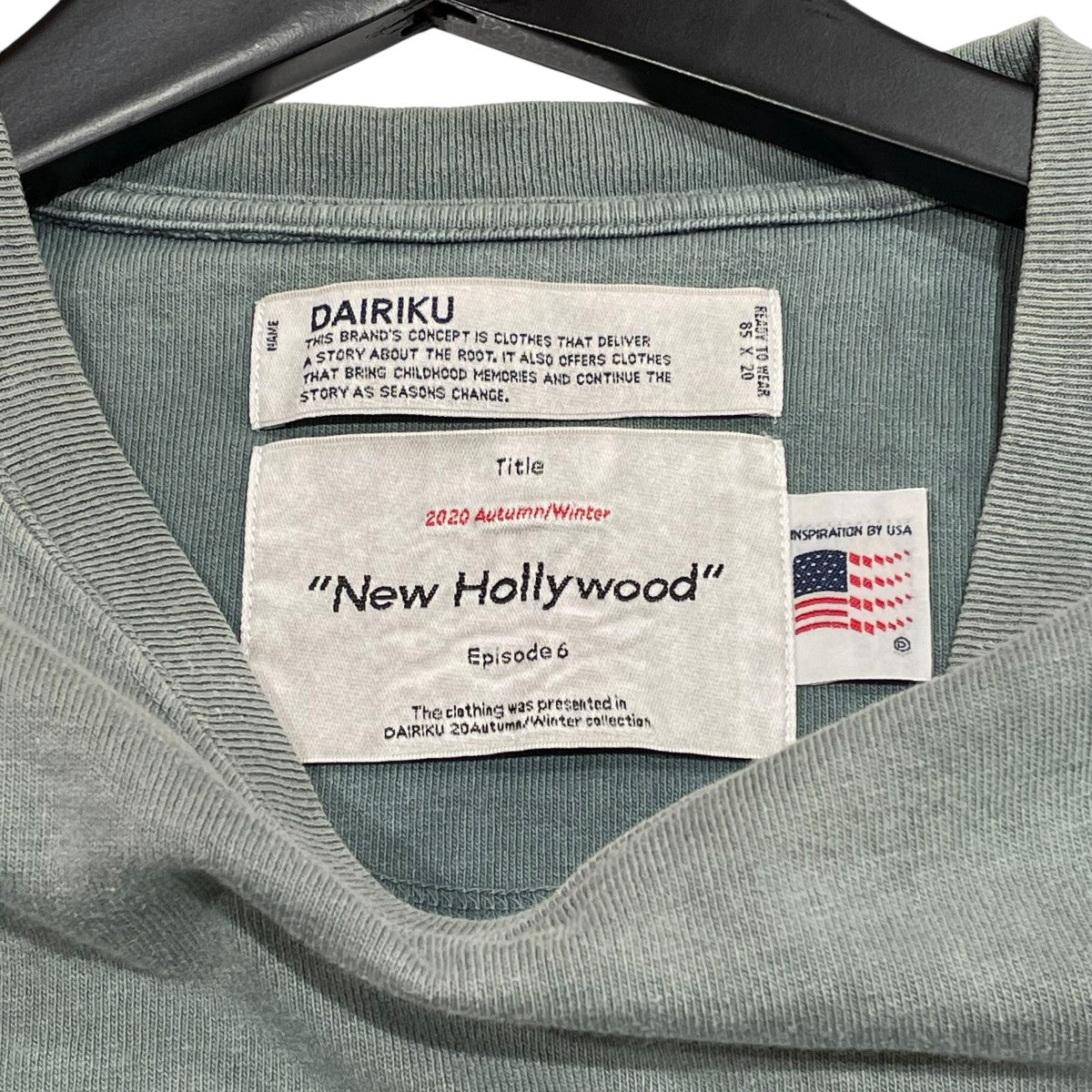 DAIRIKU(ダイリク) 20AW長袖Tシャツ20AW C-4 20AW C-4 グリーン