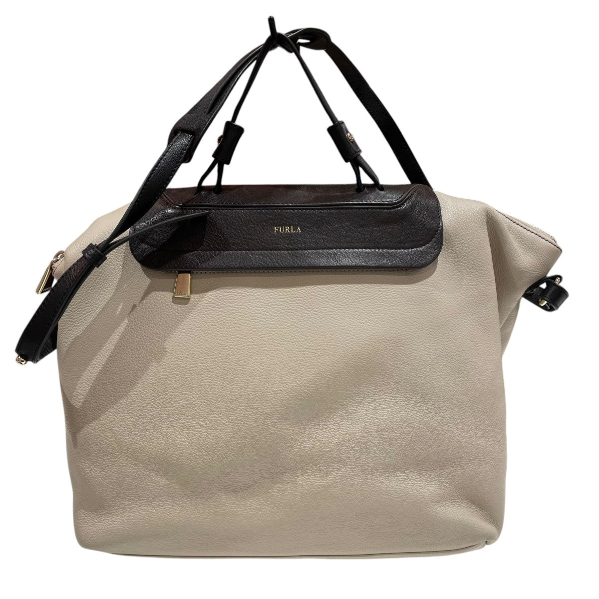 美品✨FURLA ハンドバッグ　2way グレージュ　オールレザー FURLA(フルラ) 2WAY ハンドバッグ グレージュ｜【公式】カインド