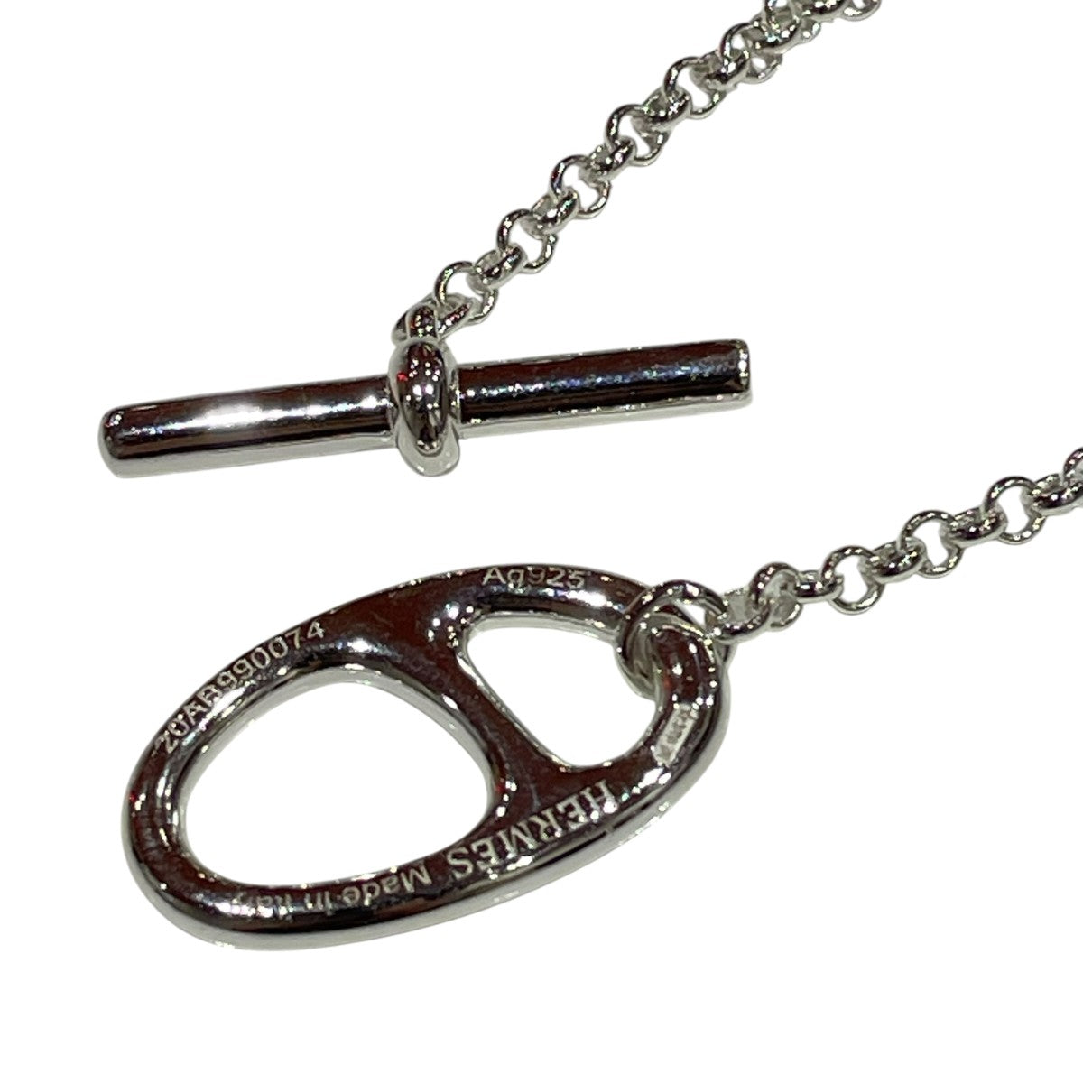 シンプルでも目を惹く【HERMES】Chaine d'ancre Punk ネックレス Chaine d'ancre Punk necklace | Hermès USA