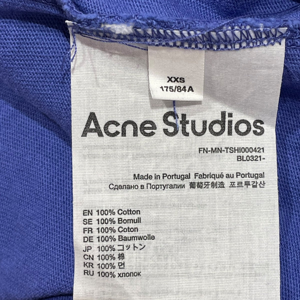 ACNE STUDIOS(アクネストゥディオズ) 長袖TシャツFN-MN