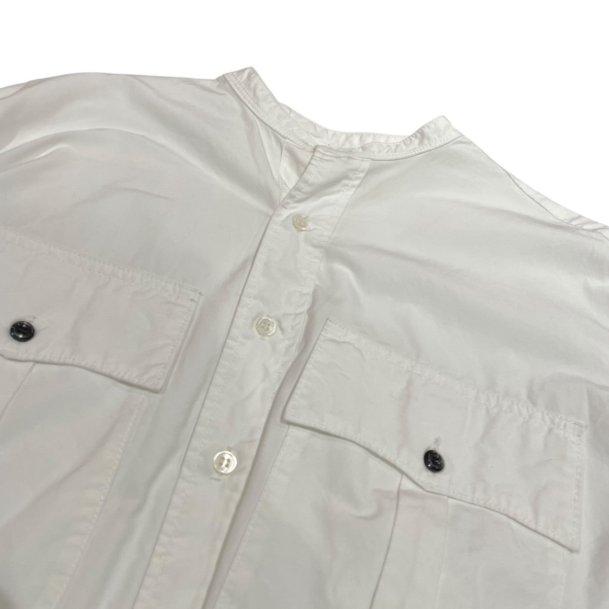 オブラダ Oblada POSTMAN SHIRT コットンシャツ ホワイト サイズ：S Oblada(オブラダ) POSTMAN SHIRTコットンシャツ ホワイト サイズ