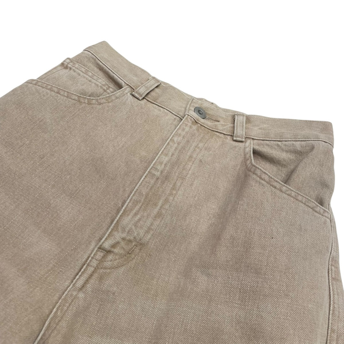 Plage SLACKS デニム ベージュ 24SS サイズ34 plage（プラージュ）の「SLACKS デニム（デニムパンツ）」 - WEAR