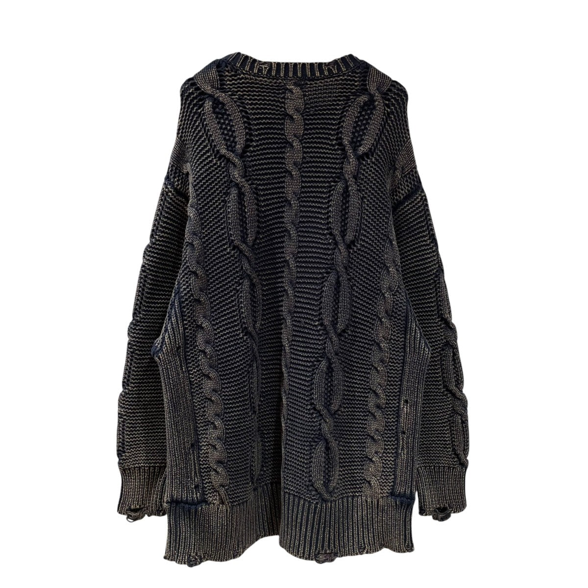 KAMIYA カミヤ 24SS PRINTED KNIT TEE ダメージ加工 KAMIYA(カミヤ) 24SSPRINTED KNIT TEEダメージ加工 半袖ニット