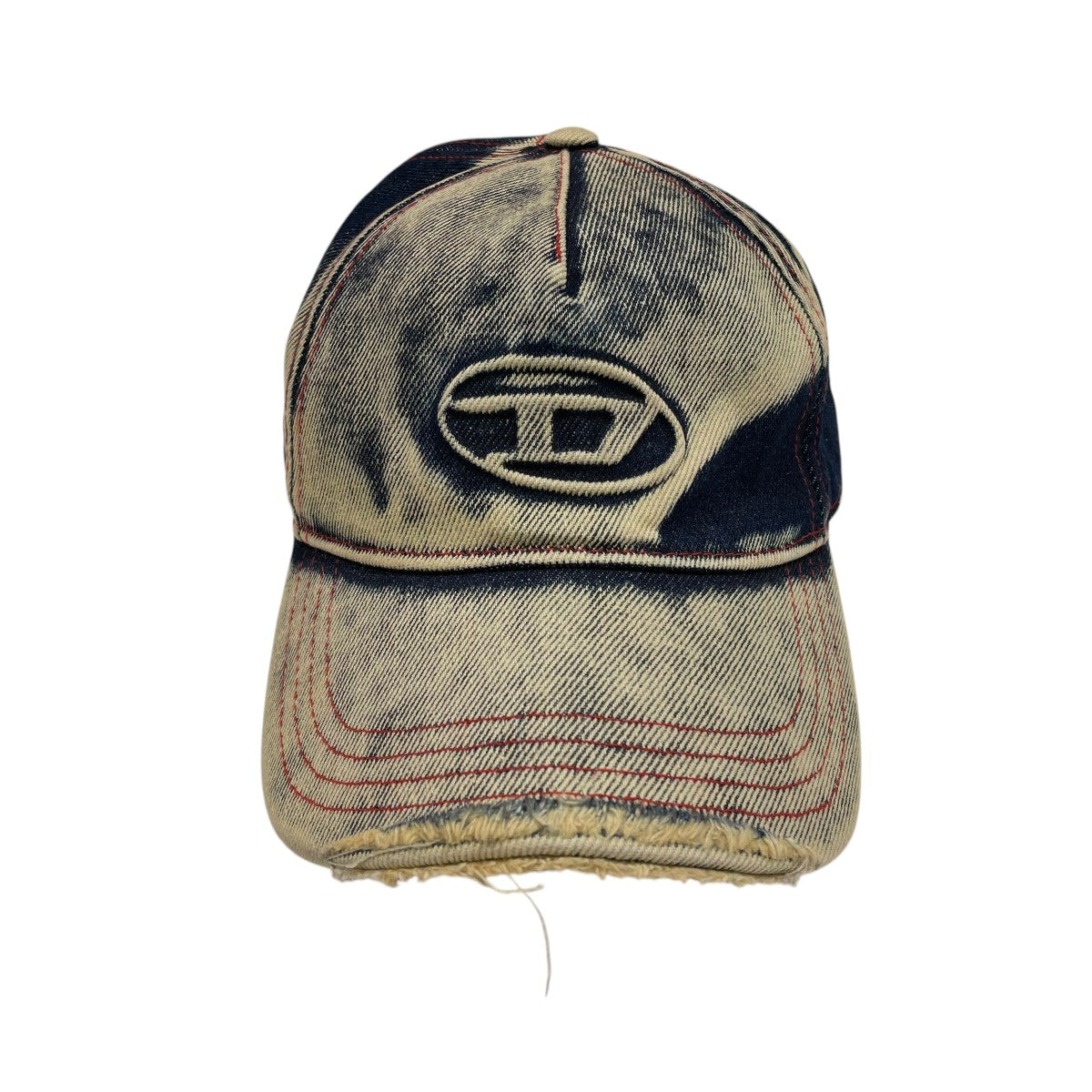 C-SEYMON Man: Baseball cap in treated denim, D logo | Diesel
