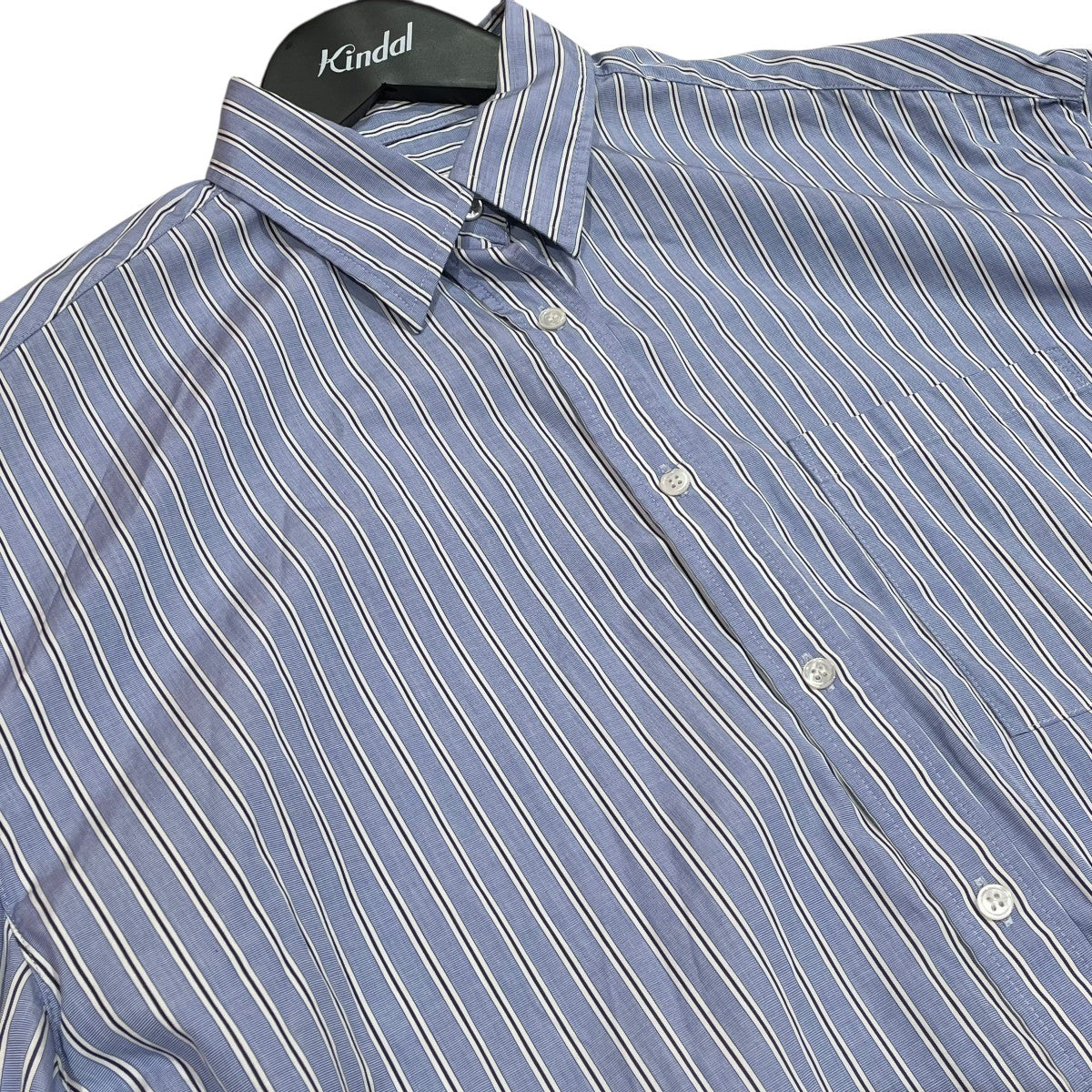 23SSOversized Shirt DressストライプシャツMY23SS BL001