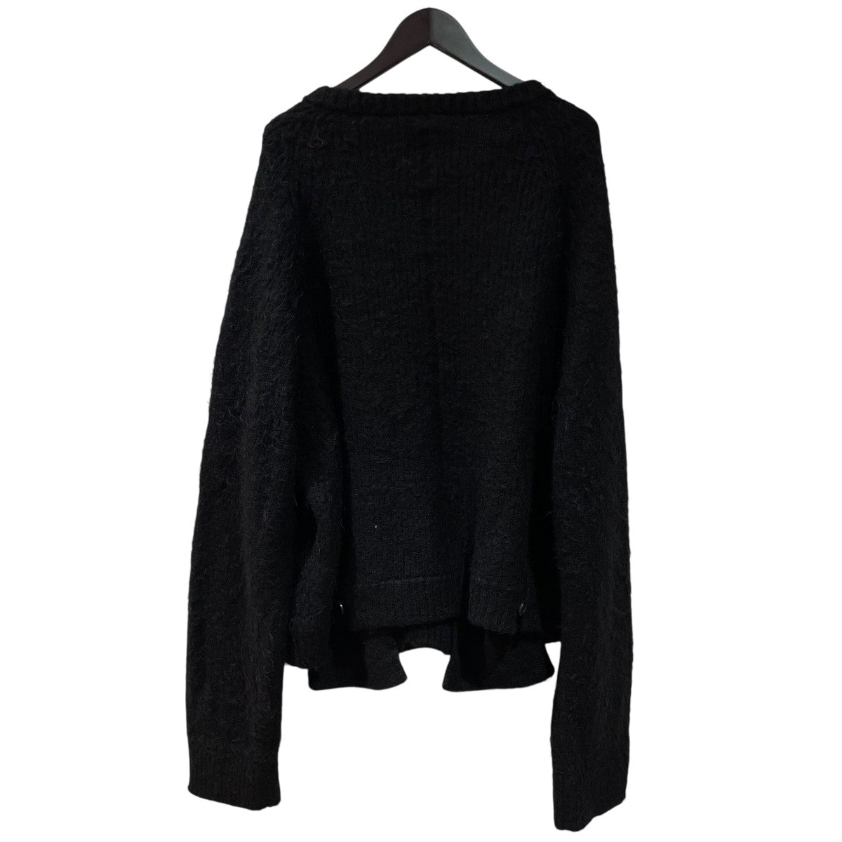 stein KID MOHAIR KNIT CARDIGAN 黒 stein / シュタイン】KID MOHAIR KNIT CARDIGAN - BLACK | 公式通販