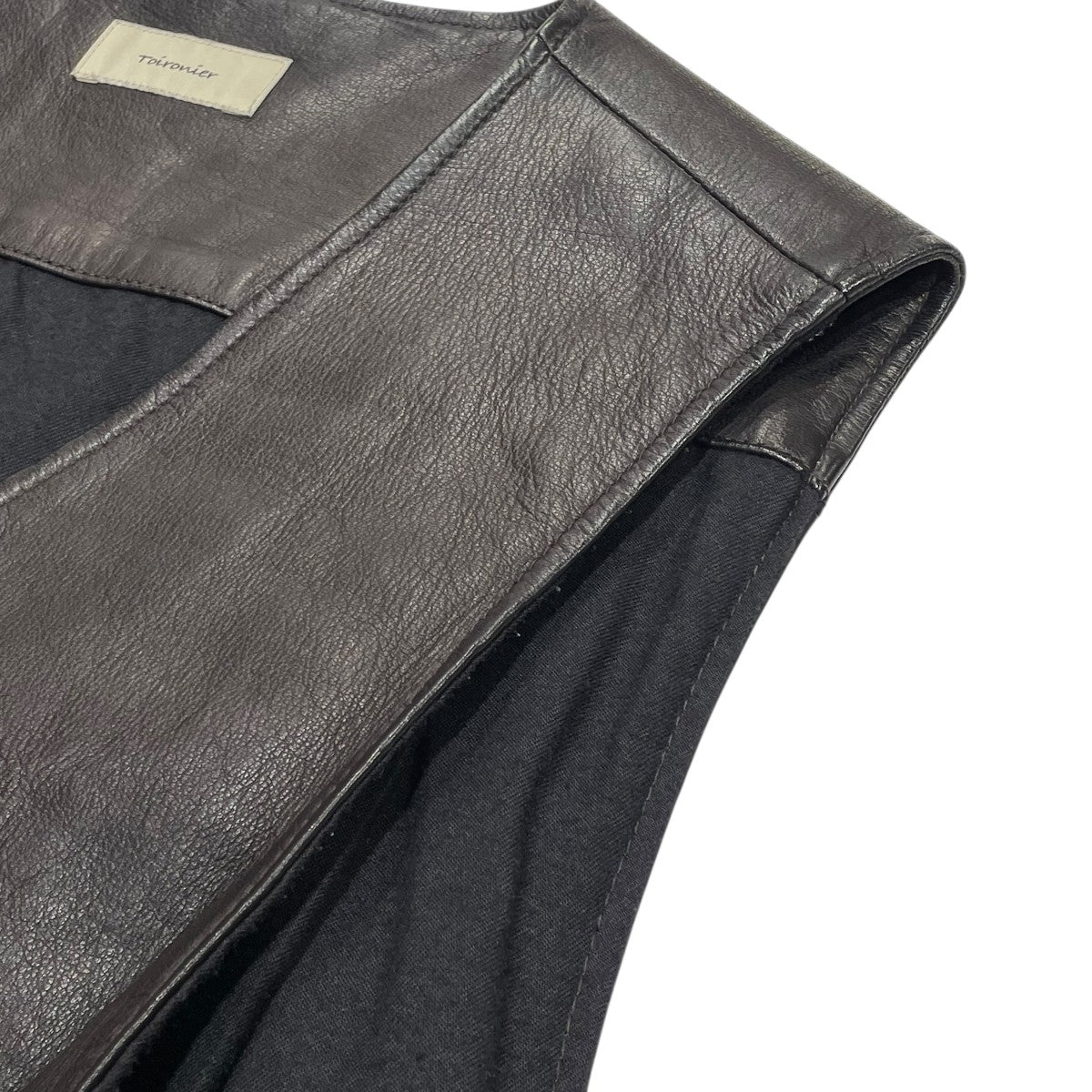 Toironier レザーベスト1830017 古着・中古-4枚目のアイテム画像