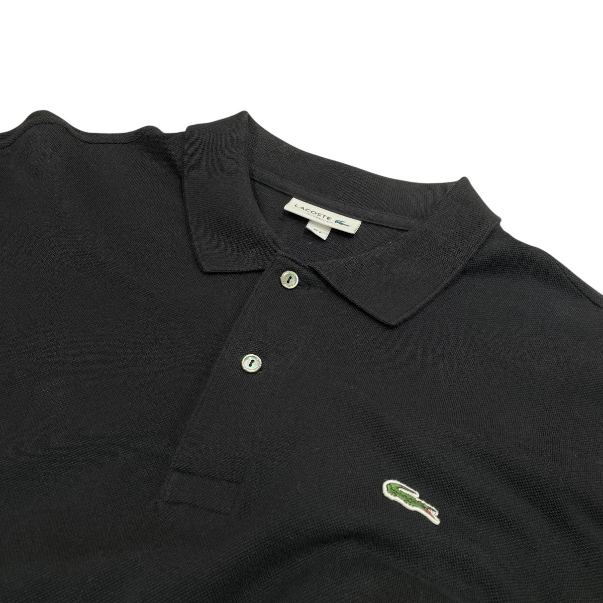 LACOSTE ラコステ　L1212AL サイズ3 ブラック LACOSTE ラコステ L.12.12 ポロシャツ (無地・半袖) L1212AL