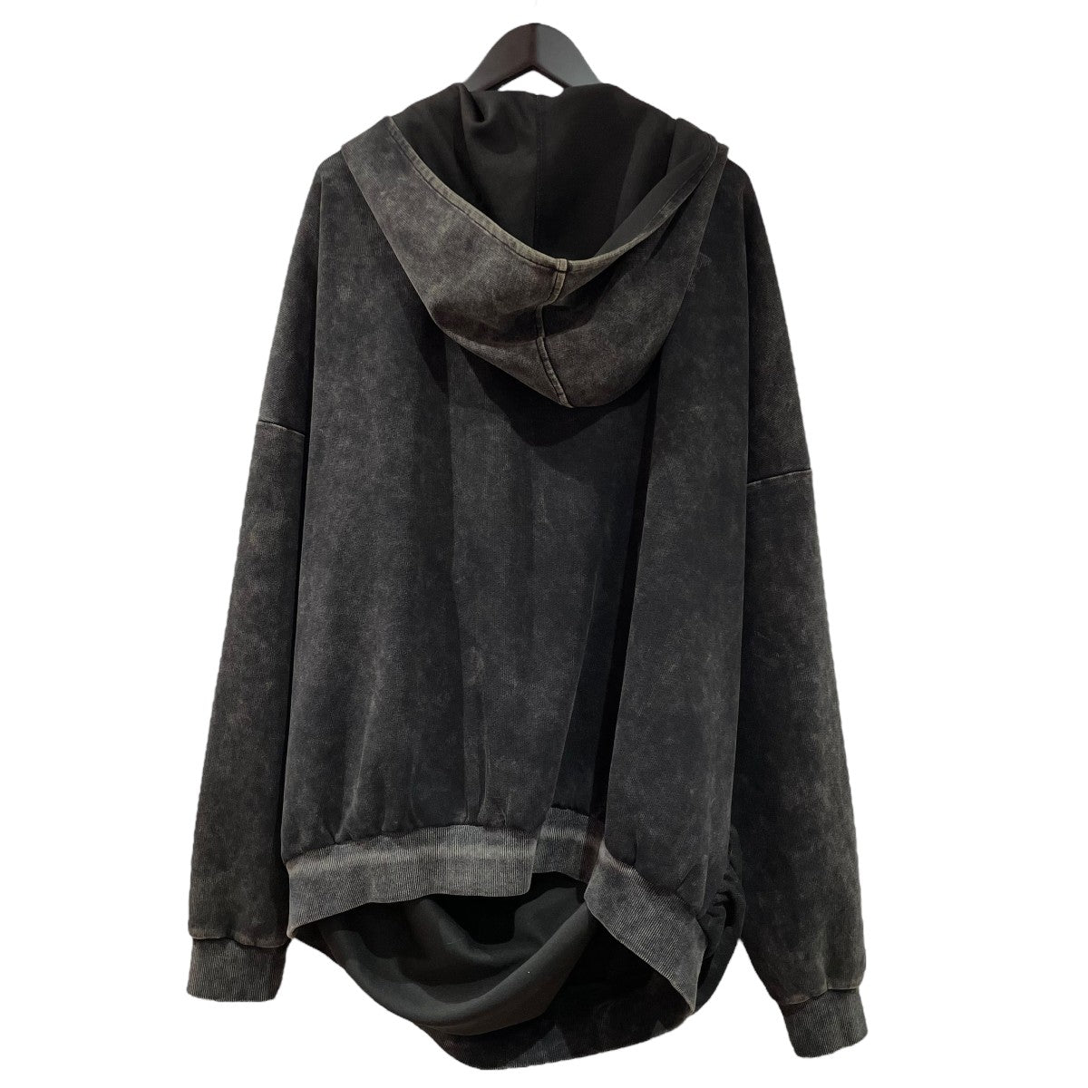 FRONT RUFFLE V-NECK SWEAT SHIRTパーカー