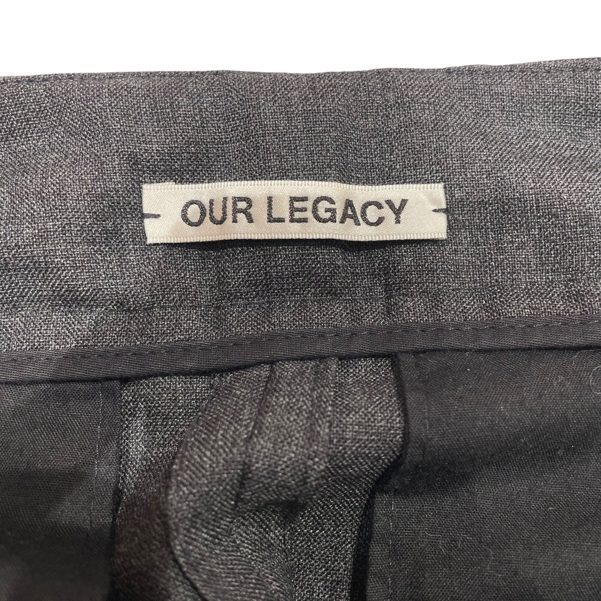 OUR LEGACY タイトスカート 36 チャコールグレー OUR LEGACY タイトスカート 36 チャコールグレー スカート