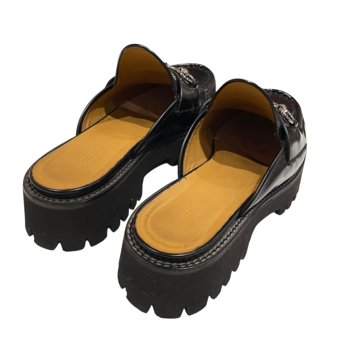GUCCI(グッチ) ミュール764207 764207 ブラック サイズ 38