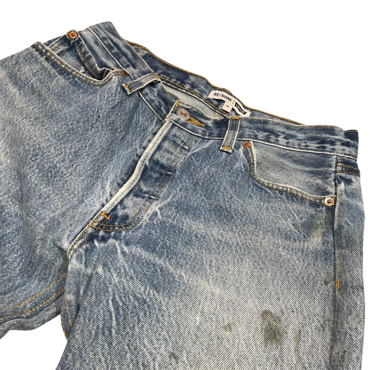Levi’s ダメージウォッシュデニムデニムパンツ