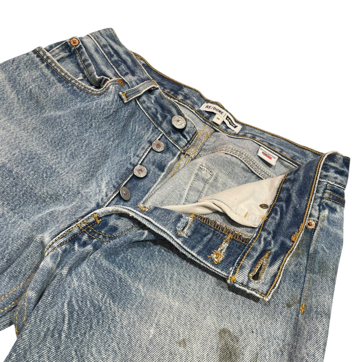 Levi’s ダメージウォッシュデニムデニムパンツ