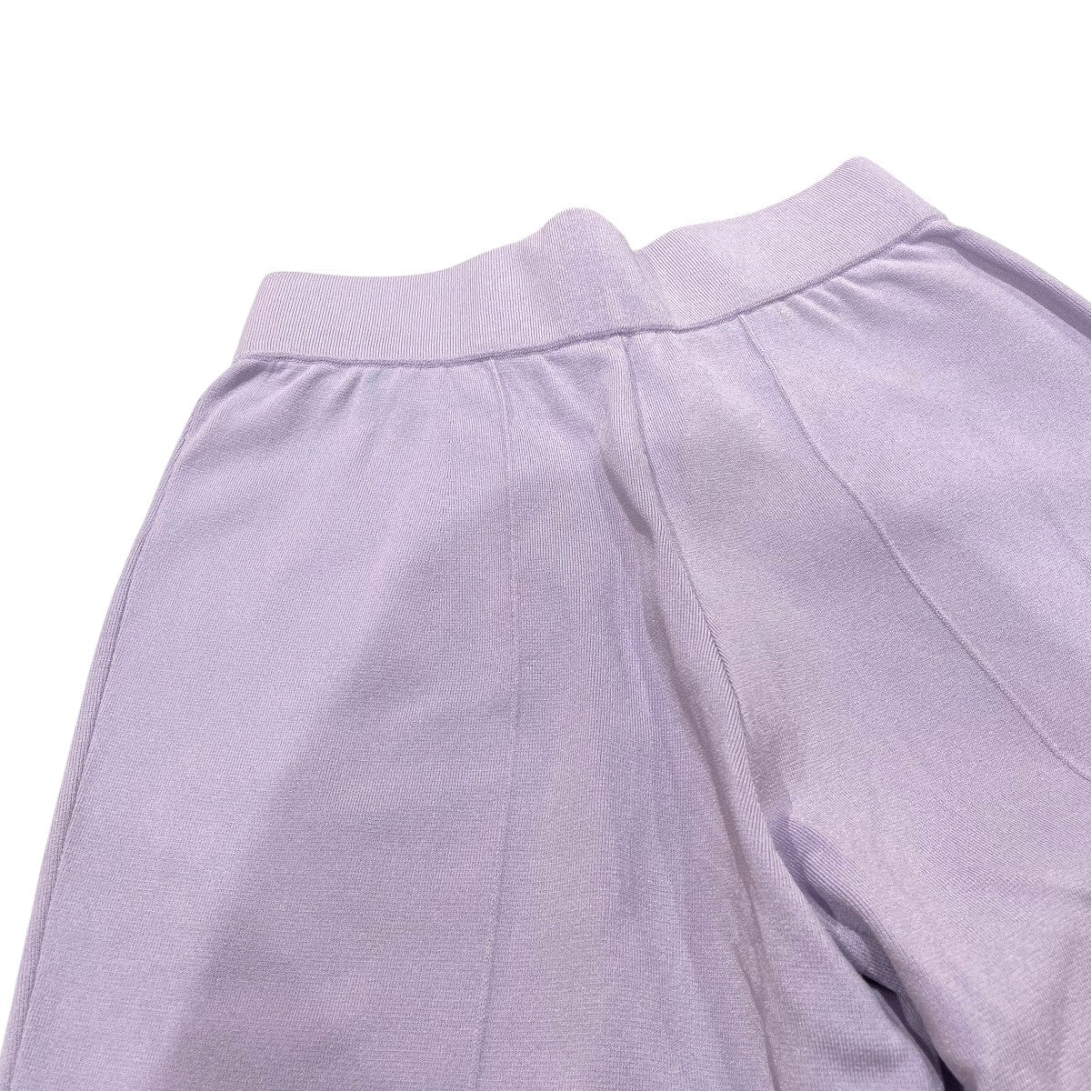 mame kurogouchi(マメクロゴウチ) 22SSMilano Ribbed Flared Trousers