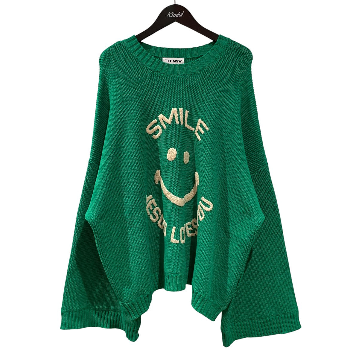 23SSsmile over size knit厚手ニットTTT 2023SS KT01