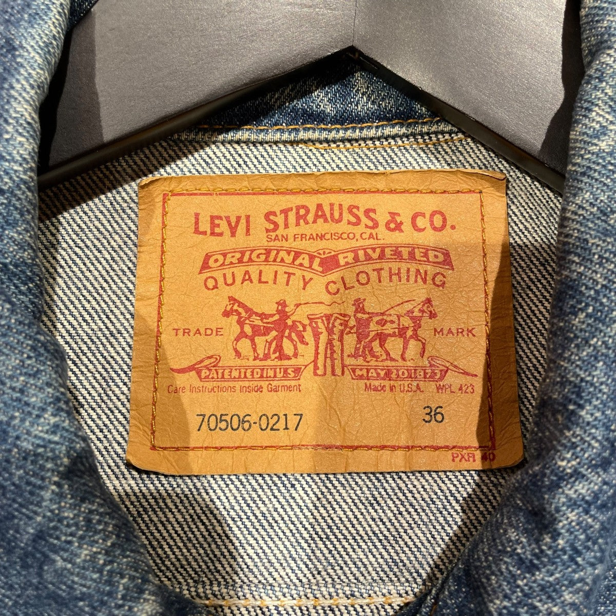 良品✨リーバイス 70506 デニムジャケット USA製 527刻印38サイズ 良品✨リーバイス 70506 デニムジャケット USA製 527刻印38