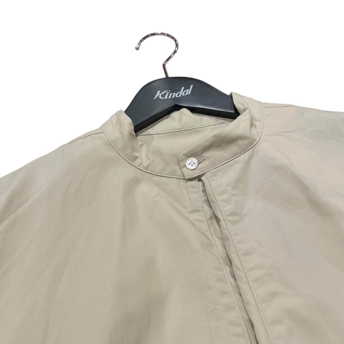 nonnotte 25SSDraping Shirt Type CバンドカラーシャツN-25S-003 古着・中古-3枚目のアイテム画像
