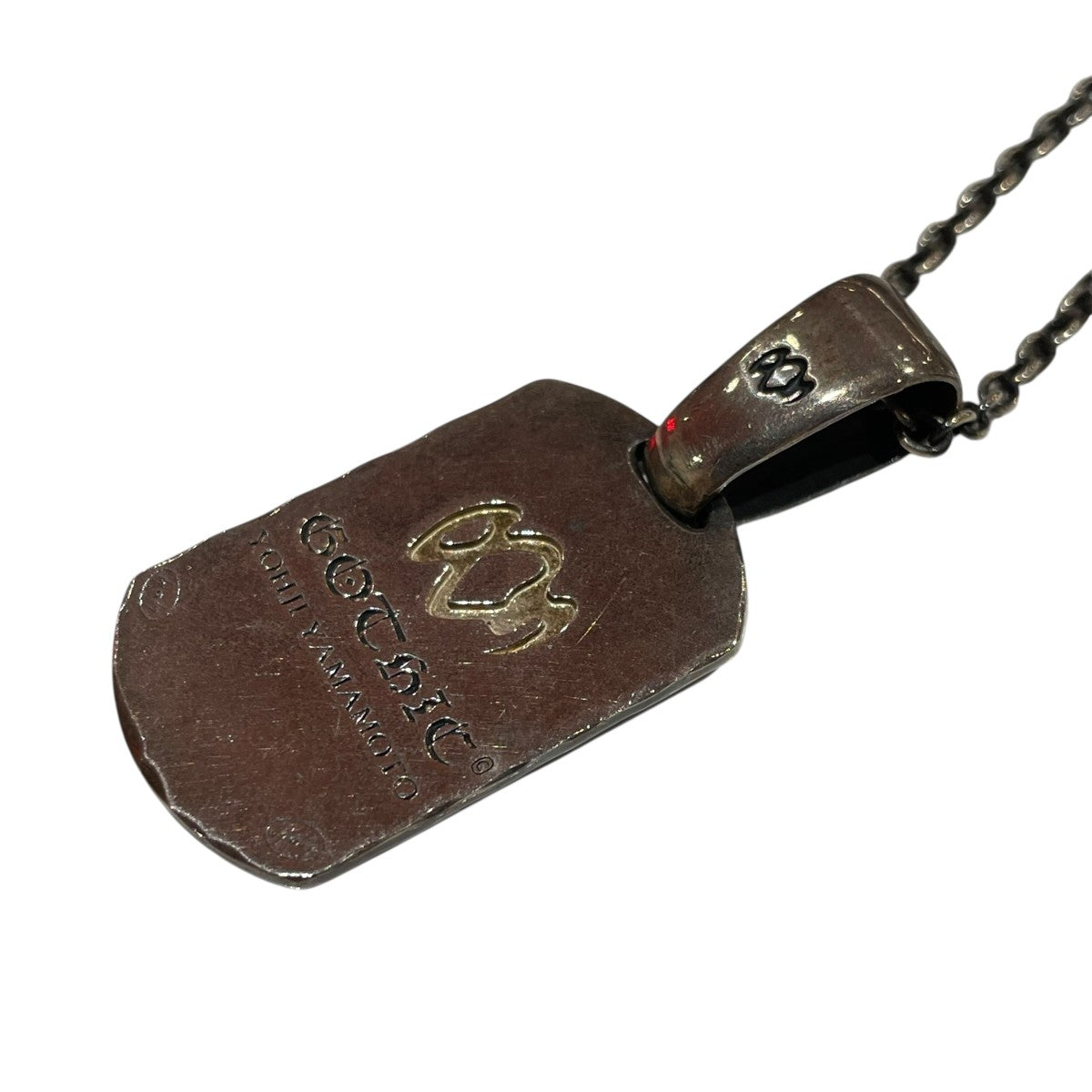 本日限定値下げgothic yohjiyamamoto ドックタグ　ネックレス GOTHIC YOHJI YAMAMOTO - GOTHIC YOHJI YAMAMOTO DOG TAG