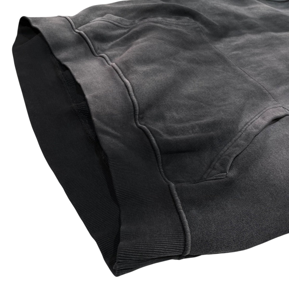 DIESEL/ディーゼル/フリルパーカー/sizeXS/黒/コットン×ナイロン 0000317184007.jpg