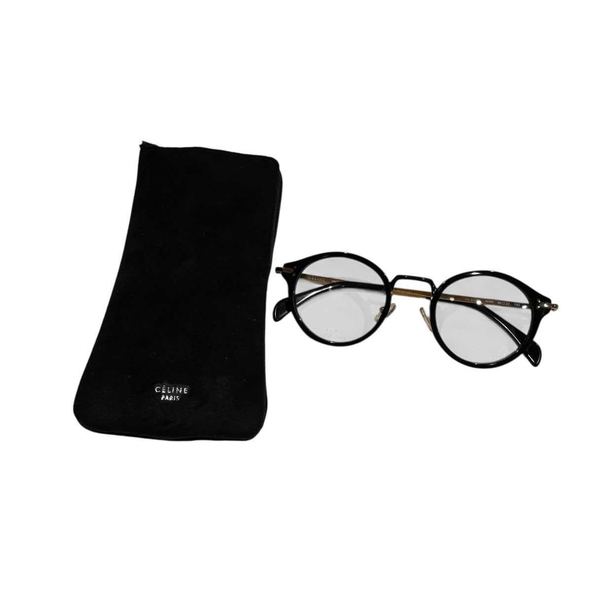 新品CELINE セリーヌ メガネCL41380 ブラック CELINE(セリーヌ) クリアレンズメガネCL41380 CL41380 ブラック