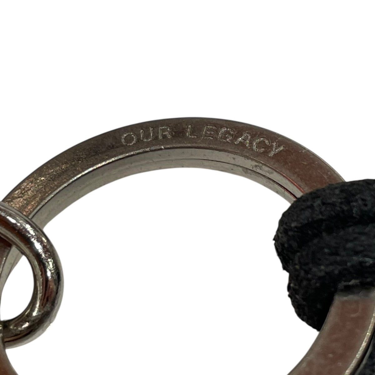 Our Legacy - Ladon Key Ring Black Leather