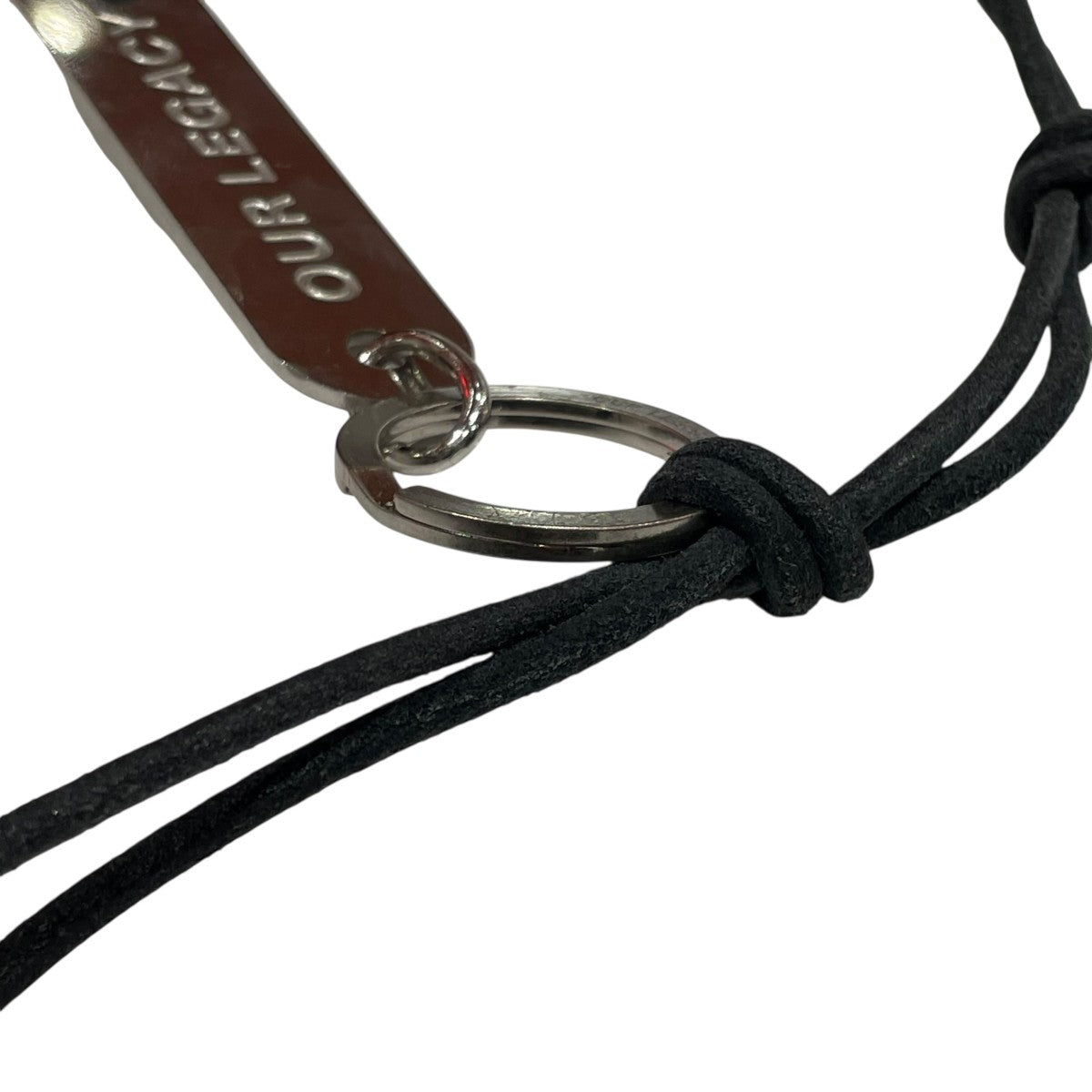 Our Legacy - Ladon Key Ring Black Leather