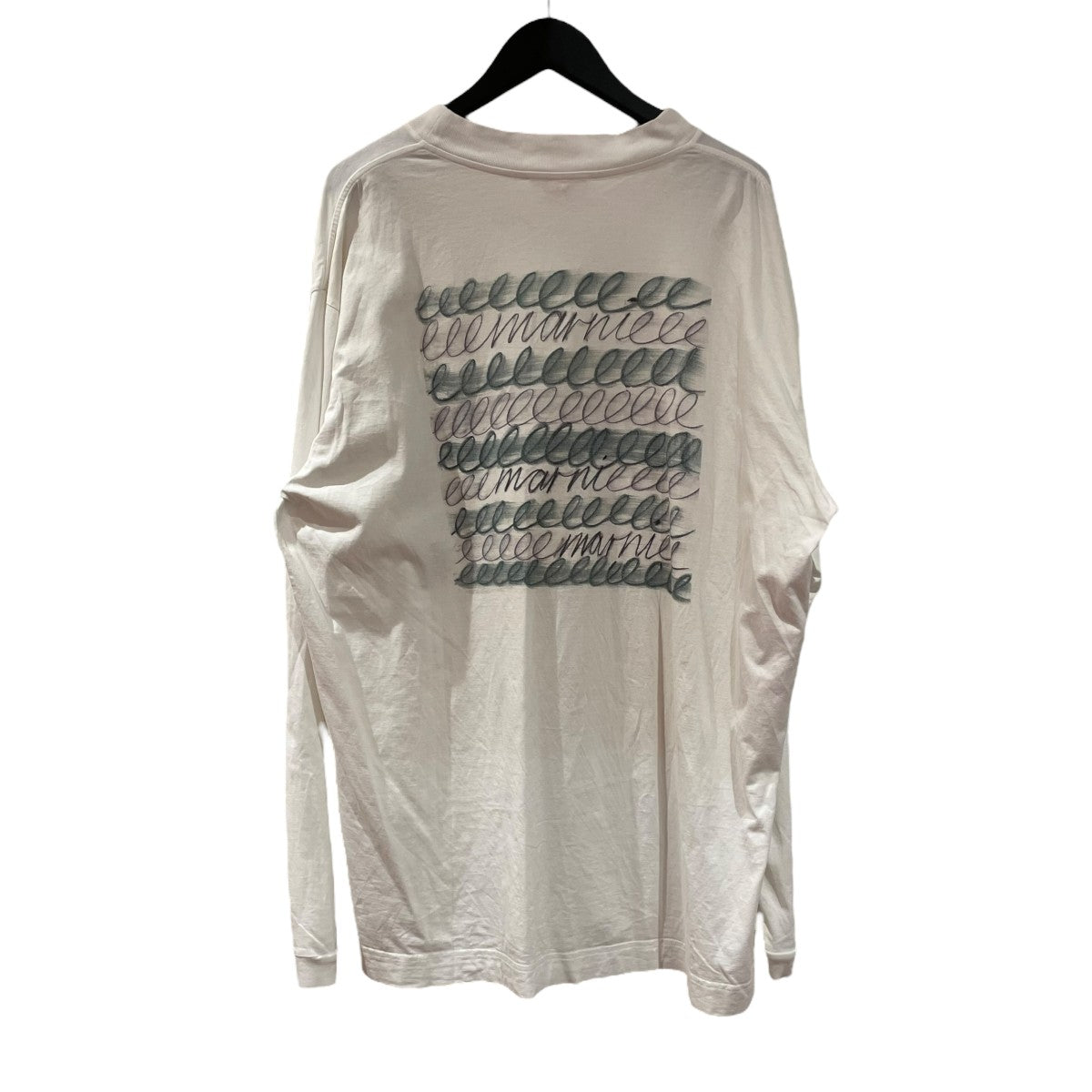 MARNI 24AWロングスリーブTシャツHUMU0242P1 古着・中古-2枚目のアイテム画像
