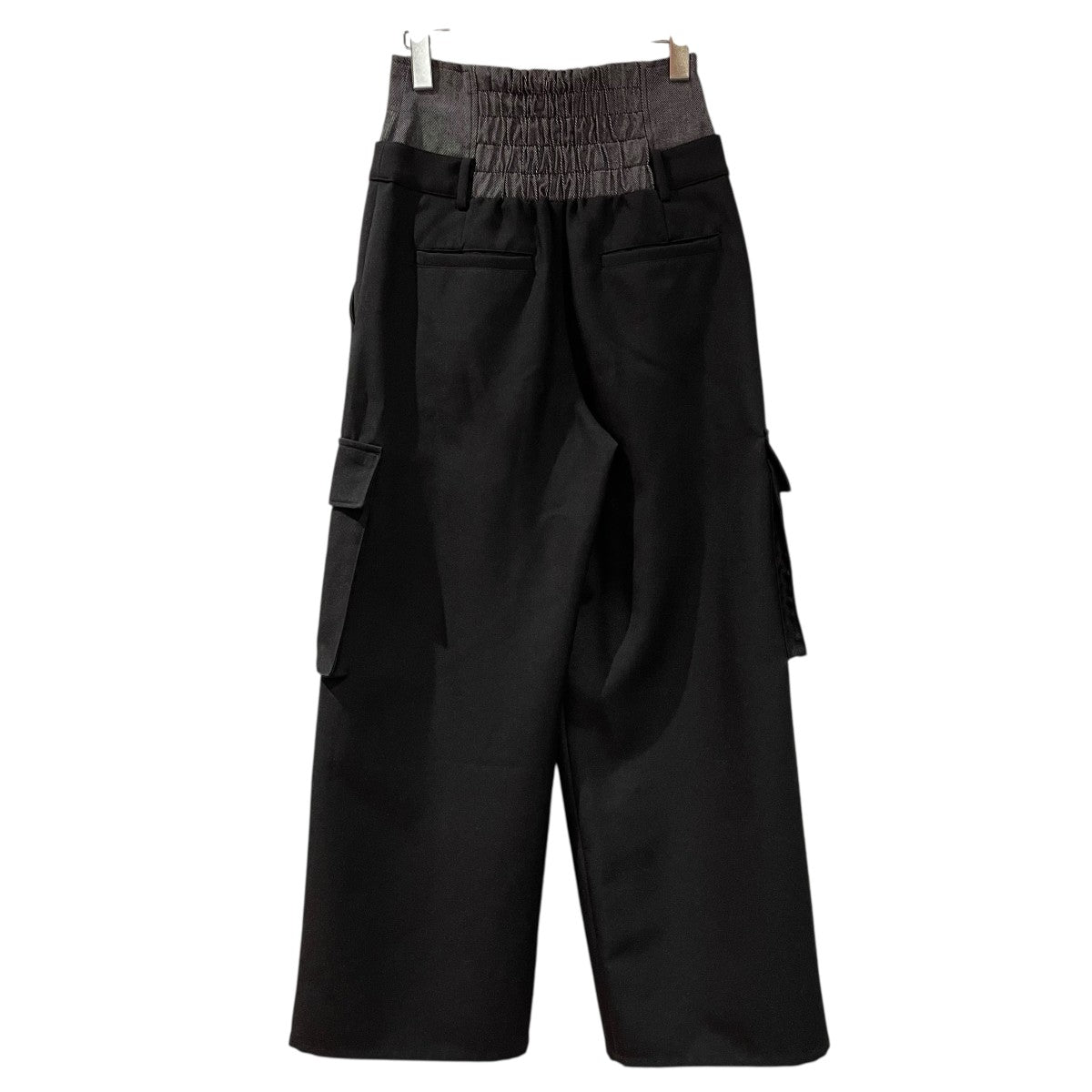 DENIM LIKE CORSET WORK PANTS