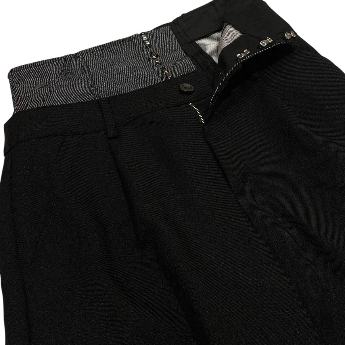 DENIM LIKE CORSET WORK PANTS