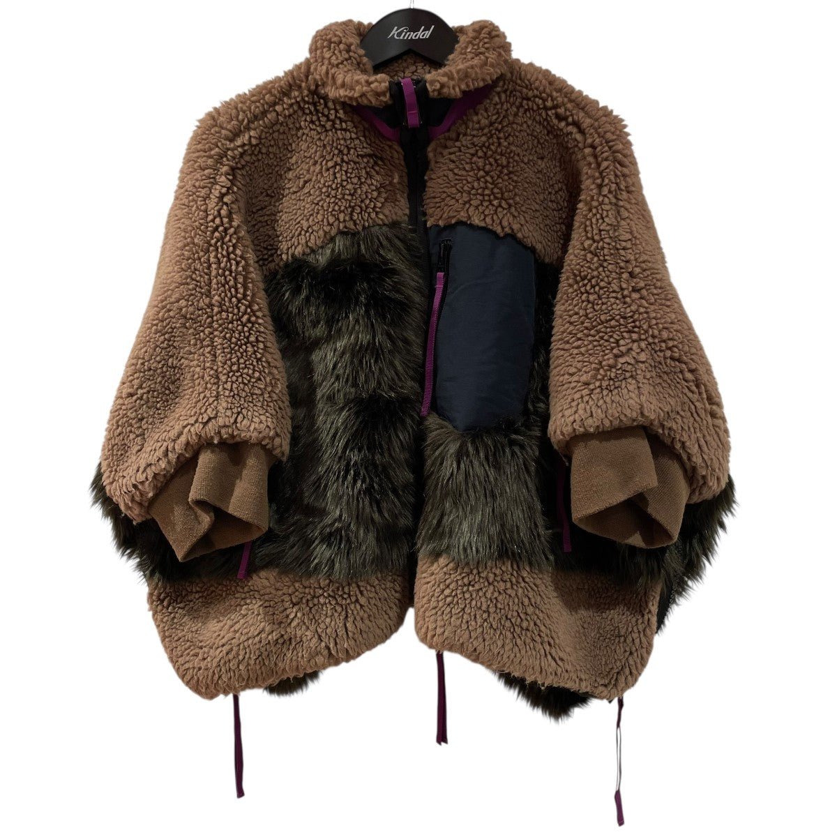 sacai(サカイ) ボアジャケット21-05752 21-05752 ブラウン サイズ 1
