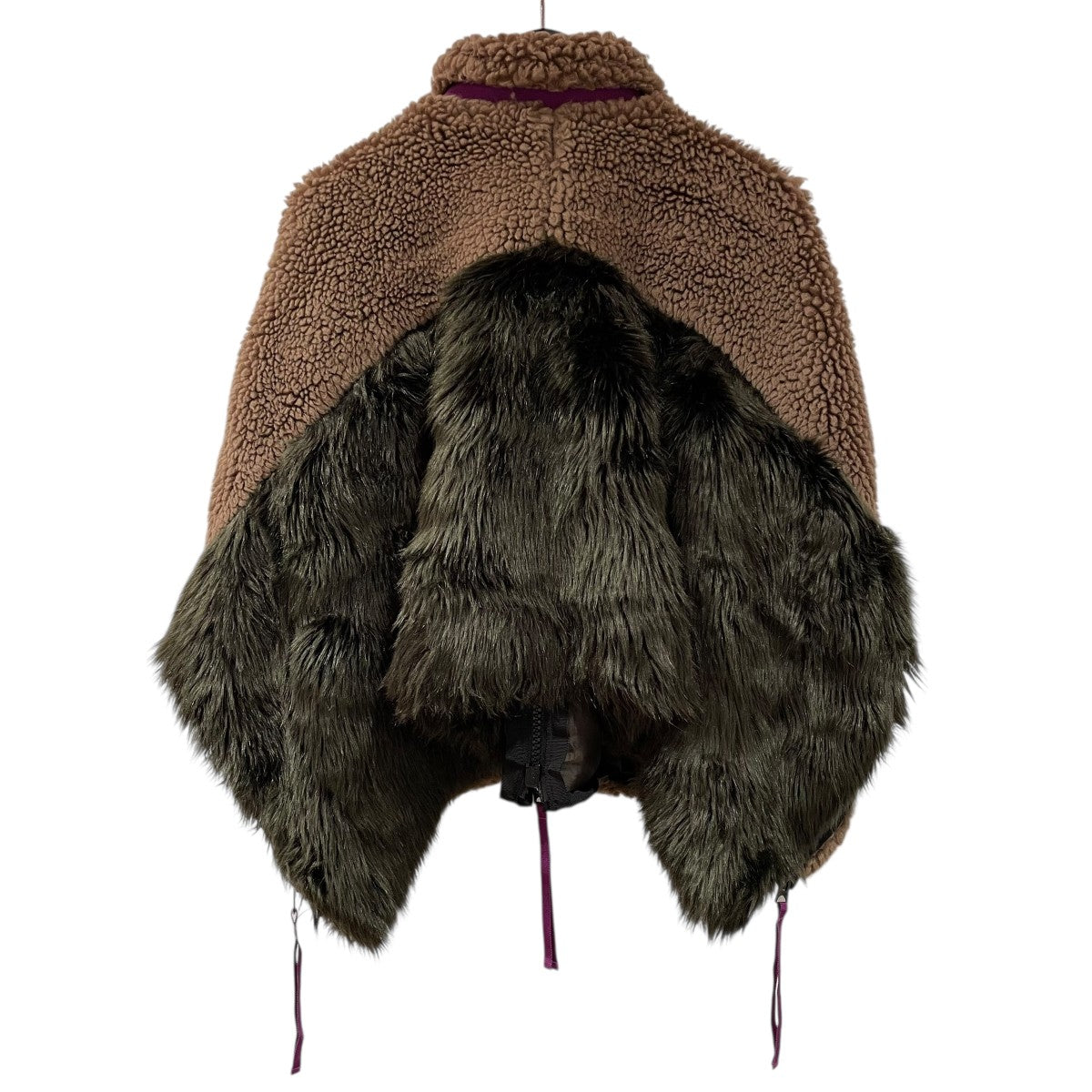 sacai(サカイ) ボアジャケット21-05752 21-05752 ブラウン サイズ 1