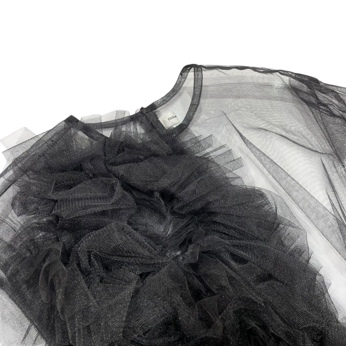 Chika Kisada(チカ キサダ) TULLE L S DRESSドレスCO-24030 CO