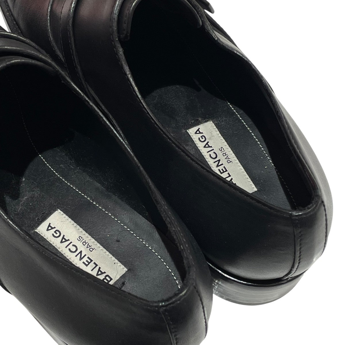 【セール中！】バレンシアガ ドレスシューズ サイズ42 BALENCIAGA バレンシアガ 23SS BB Icon Derby メタル BBアイコン
