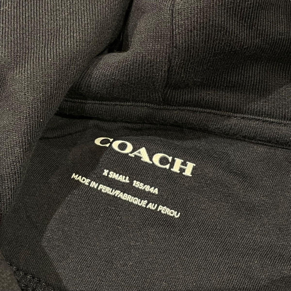 美品 COACH C9782 ロゴスリーブ フーディーワンピース S〜Mネイビー ブランド 品 通販ファッション - 美品 COACH C9782 ロゴスリーブ