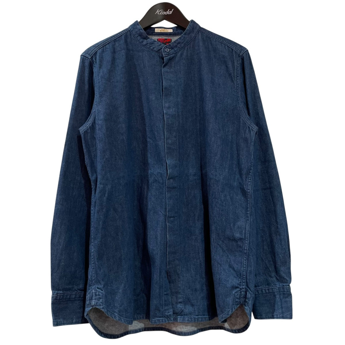 BRU NA BOINNE ブルーナボイン　シャインシャツ　L ライトブルー BRU NA BOINNE ブルーナボイン シャインシャツ L ライトブルー