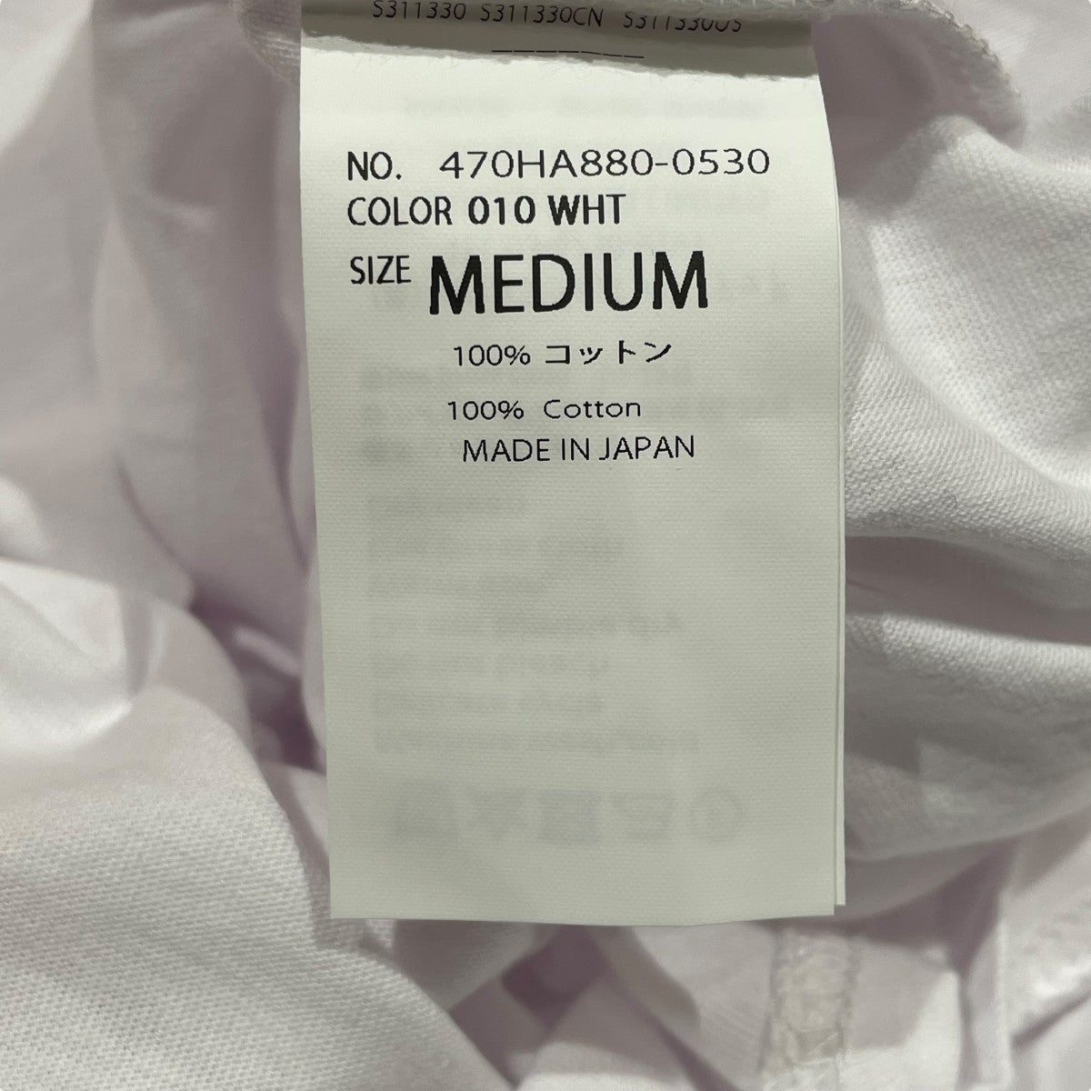 nagonstans 24AWcurve t-shirtハーフスリーブＴシャツ470HA880 0530 古着・中古-6枚目のアイテム画像