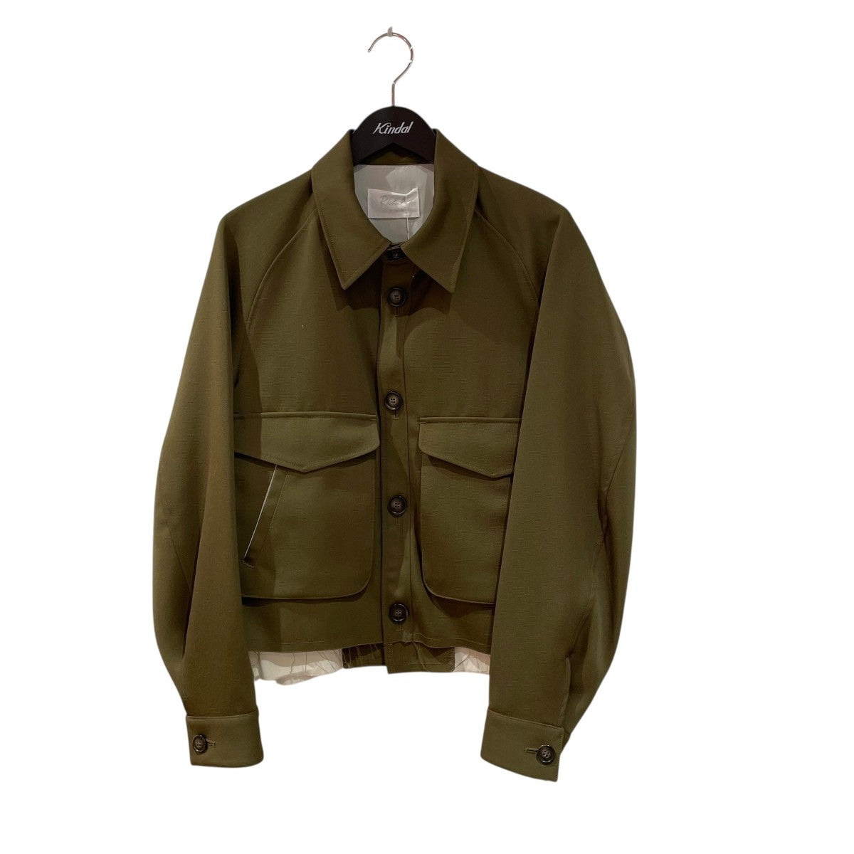 Rich I / LAYERED BLUSON KHAKI 新品 Y'2 Leather Kakishibu Persimmon Tanned Horsehide Single