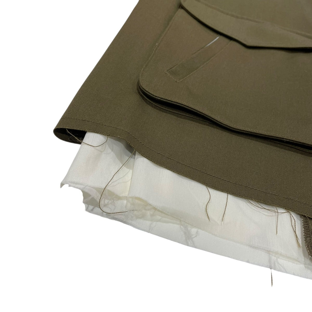 Rich I / LAYERED BLUSON KHAKI 新品 Rich I(リッチアイ) LAYERED BLOUSONジャケットRich I-06-BL-01